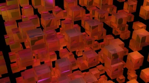 Orange array Stock Footage 10762750