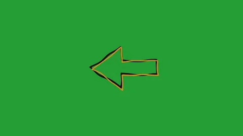 Orange Arrows Moving Left Across Green and Black Stripes in Cinematic Motion Stock Footage 340941786