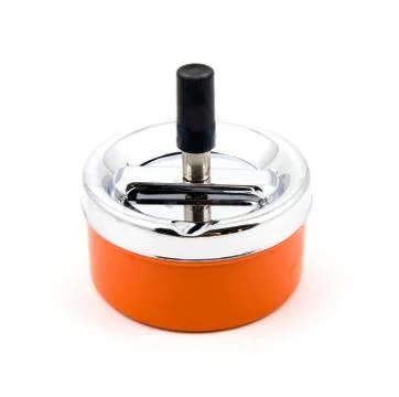 Orange ashtray Stock Photos