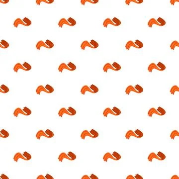 Orange autumn scarf seamless repeating pattern background Stock Illustration