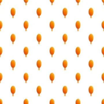 Orange autumn trees seamless pattern background Stock Illustration
