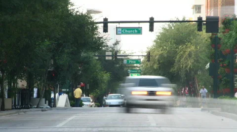 Orange Avenue Stock Footage 375485