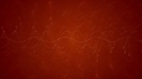 Orange background abstraction with particles and dots Video stock 243552644