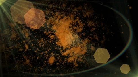 Orange Background animation motion background with light Stock Footage 147743477