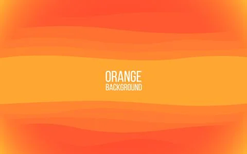Orange background. Bright sunny layers with gradient Stock-Illustration