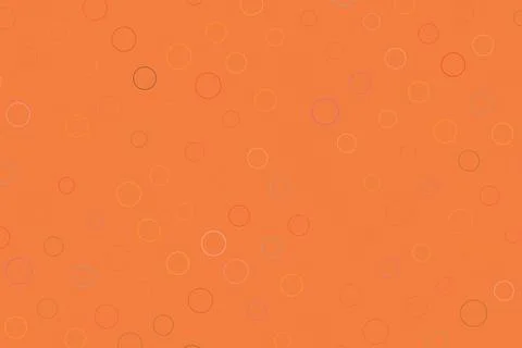 Orange background with colorful circles pattern Stock Photos