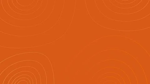 An orange background with faint concentric circles emanating from the corners Stock Illustration