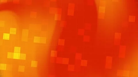 Orange background with grid and semitransparent squares. Stock Footage 297549473