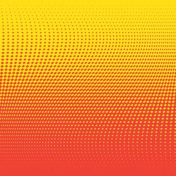 Orange background with halftone effect. Vector illustration Stock Illustration