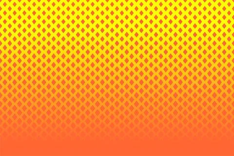 Orange background with halftone pattern. Retro pop art texture. Stock Illustration