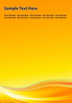 Orange background Stock Illustration