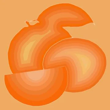 Orange background Stock Illustration