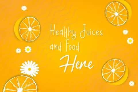 Orange background Stock Illustration