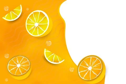 Orange background Stock Illustration