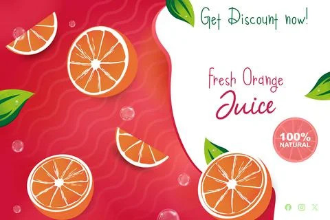 Orange background Stock Illustration