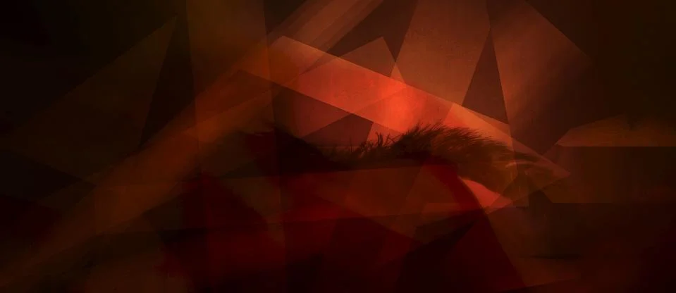 Orange background lines and pattern with copy space. Orange glowing Stock Illustration