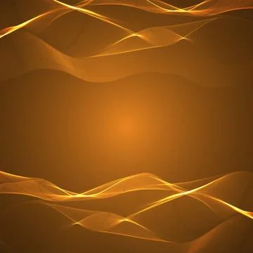 Orange background with lines Stock Illustration