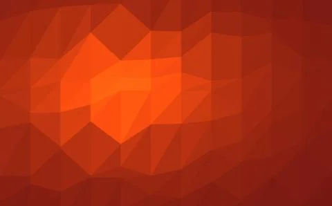Orange background low poly Illustrazione stock