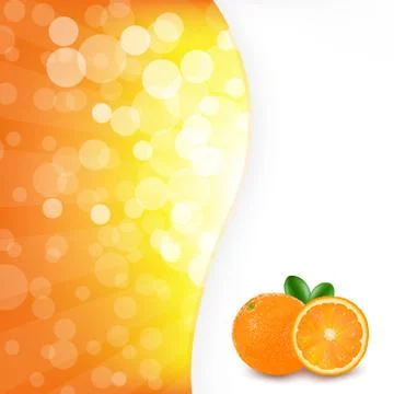 Orange background with orange Illustrazione stock