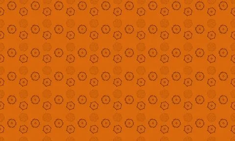 Orange background with repeating camera icon pattern Stock Illustration