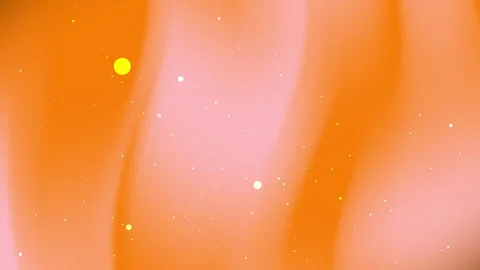 Orange background with scattered white and yellow dots. Stock Footage 279862968