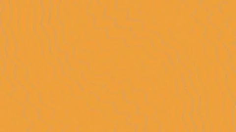 Orange background with simple hand drawn wavy line pattern Stockillustratie