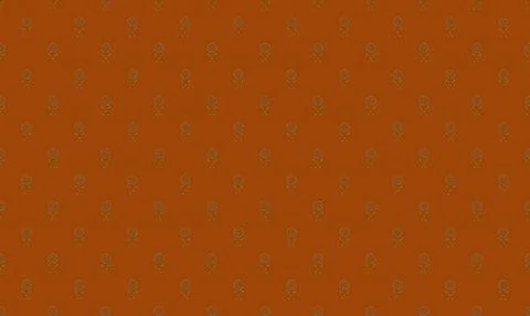 Orange background with small light gray skull pattern Illustrazione stock