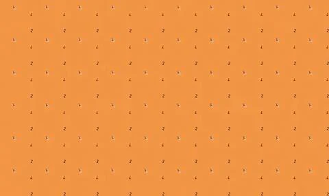 Orange background with small white and black dots pattern Stock Illustration