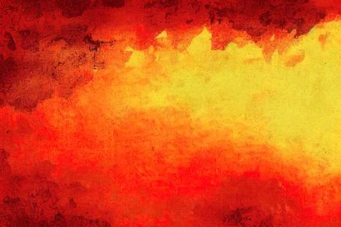 Orange background texture with red border grunge old vintage High quality 2d Stock Illustration