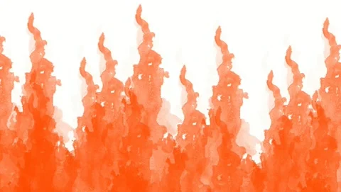 Orange background video moving like a wave Stock-Footage 220487437