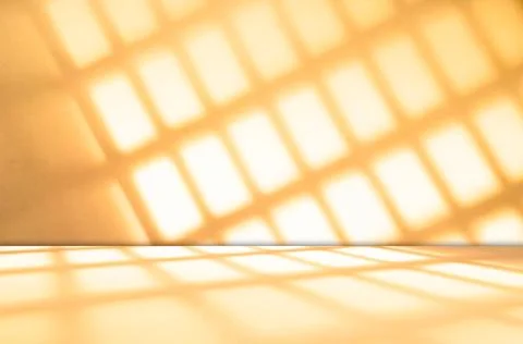 Orange Background Wall Studio Room Solid Kitchen Podium Floor Backdrop Stock Photos