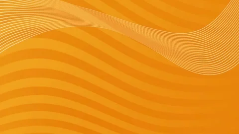 Orange Background Wave Lines Abstract Motion Loop. Stock Footage 286778936