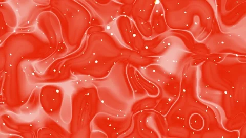 Orange background with white dot liquid pattern, abstract gradient wave, 4K Stock Footage 297528906