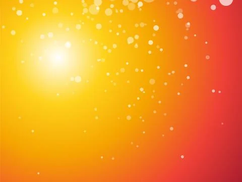 Orange background with white dots Stock Illustration