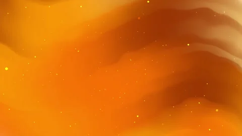 Orange background with yellow dots and wavy lines Stock Footage 285348768