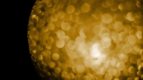 Orange Ball of Orbs Motion Background Stock Footage 70334007