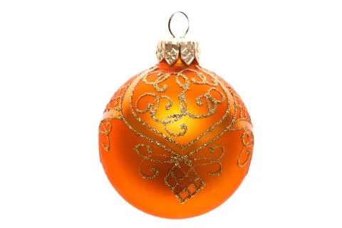 Orange ball. Stock Photos