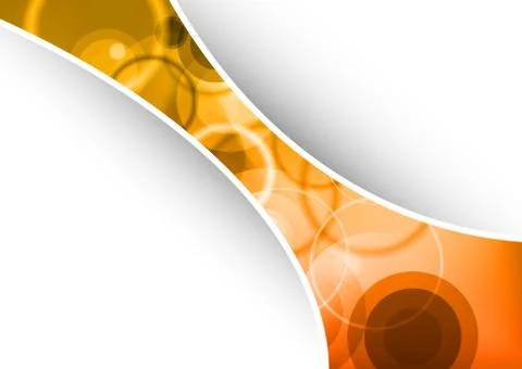 Orange banner Stock Illustration