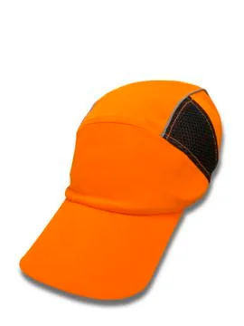 Orange baseball cap Stock Photos
