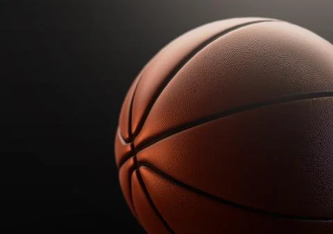 Orange Basketball Stock Illustration