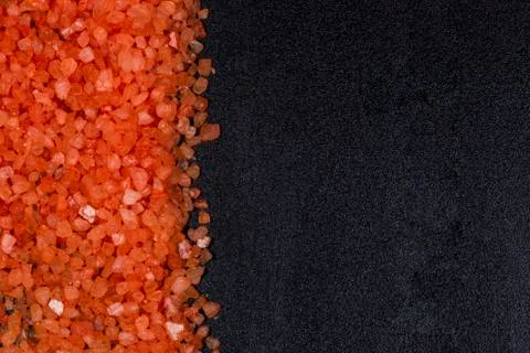 Orange bath salt Stock Photos