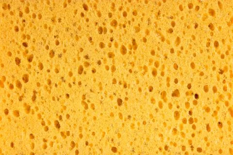 Orange bath sponge Stock Photos