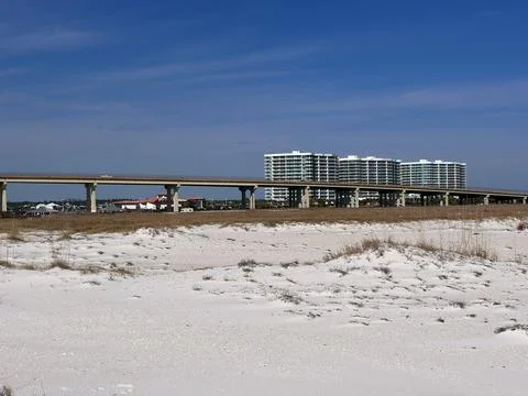 Orange Beach Condos Stock Photos