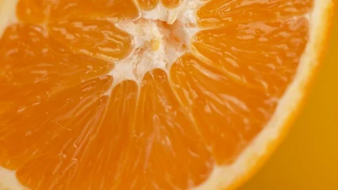 Orange being squeezed Stock Footage
