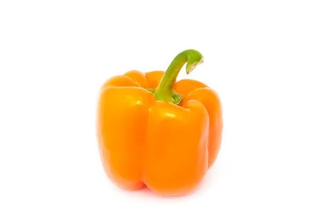 Orange bell pepper Stock Photos