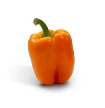 Orange bell pepper 스톡 사진