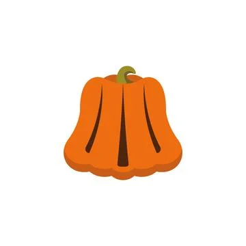 Orange bell pepper vegetable. Vector Stock Illustration