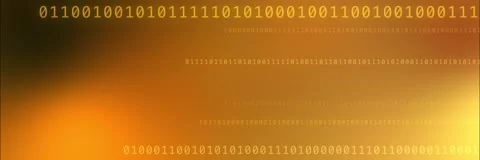 Orange binary code background template animation Stock Footage 340557160