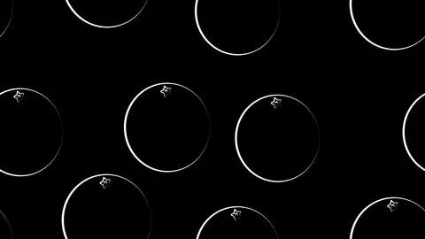 Orange on a black background, vector illustration, pattern. round orange frui Stock Illustration