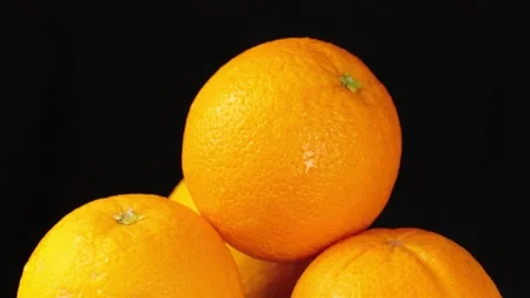 Orange on black Stock Footage 219530972